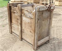 Pig Crate Mover, Approx 60"x 28"x 43"