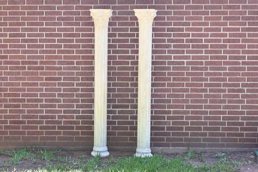 Vintage Plaster/Foam Columns - Very Light