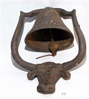 Antique Bull Head Bell