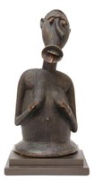 AFRICAN LUBA FIGURAL TRIBAL WOOD CARVING