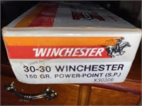 17 rounds 30-30 Winchester 150gr power point.