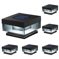 Solar Post Cap Lights,15 Lumem Brightness,2 Modes