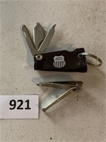 Union Pacific Keychain Tool Kit Like New