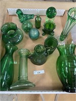 Collection of Green Glass