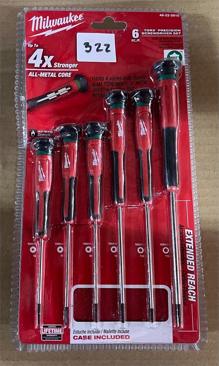 Milwaukee 6pc Torx Precision Screwdriver Set