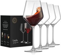 JoyJolt Layla 17oz Wine Glasses, Set of 3