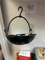 Vintage Metal Hanging Bowl