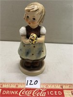LITTLE GIRL WITH FLOWERS HUMMEL 5 INCH