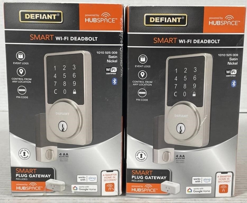 (CW) Defiant Smart Fingerprint Deadbolts