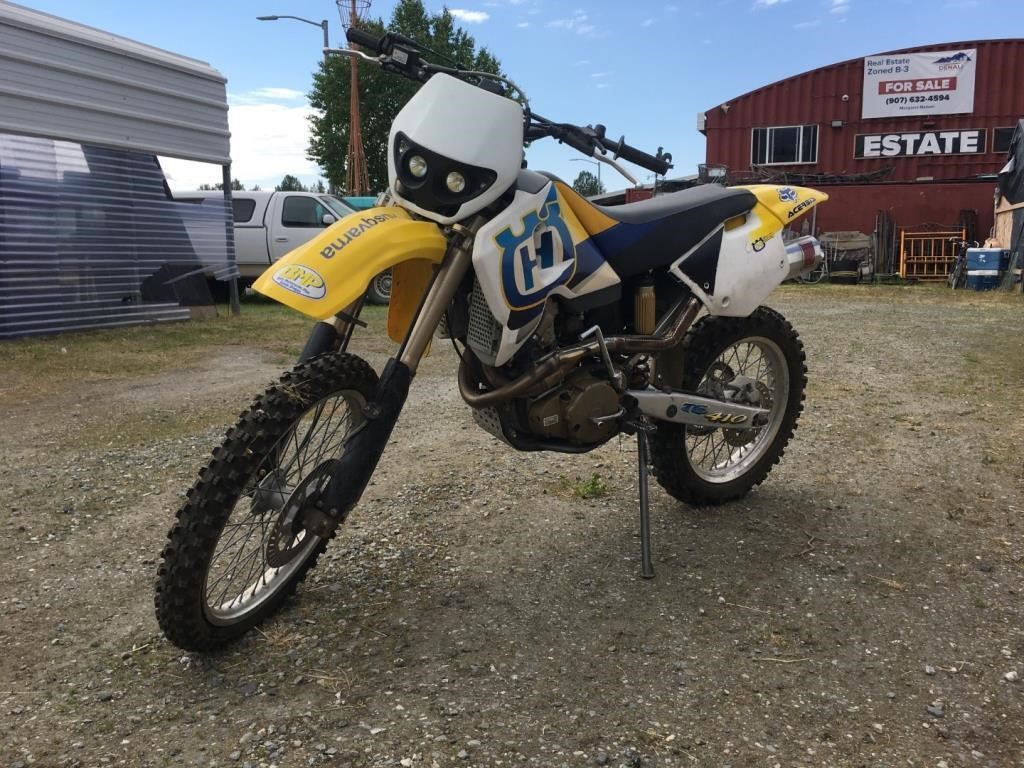 1999 Husqvarna dirt bike, model TE410, with origin