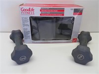 Goodlife 10lb weights and 3lb dumbells