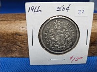 1966 50 CENT COIN SILVER
