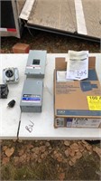 Lot Electrical supplies and boxes