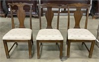 Three Mahogany Chippendale Style Chairs