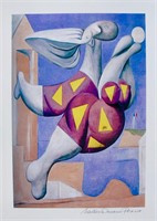 Picasso BATHER WITH BEACH BALL Estate Signed Limit