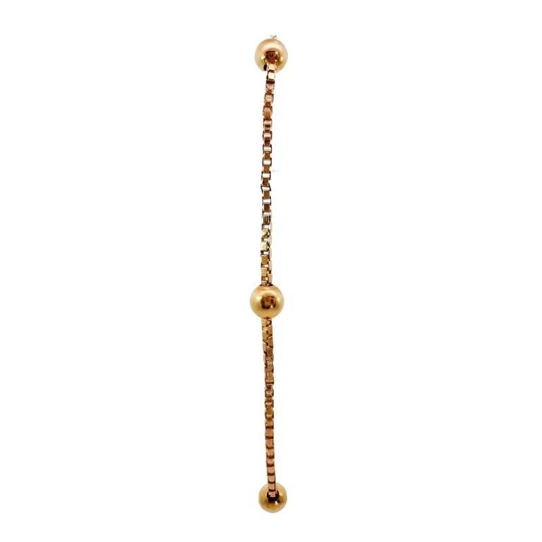 LUXE 18k Gold Fancy Station Bracelet