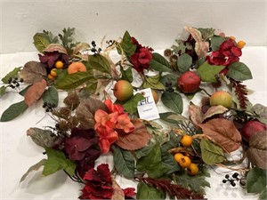 (5) Fall Candle Wreaths