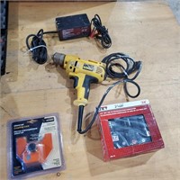 Battery Charger, Electric Drill , Lock, Air