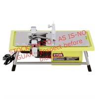 Ryobi 7in Corded Tabletop Wet Tile Saw, 4.8Amp