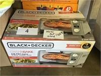black & decker air fryer toaster oven -