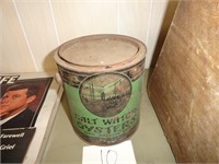 Vintage Salt Water Oyster Can One Gallon