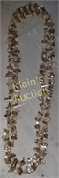 necklace freshwater  pearls & abalone MOP 54"
