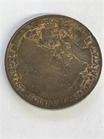Bronze Souvenir Medal 1939. King George VI &