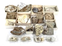 Indiana Rock Finds Quartz Dolomite Selenite+