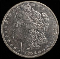 1886-O MORGAN DOLLAR AU