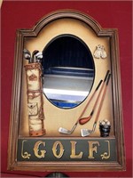 Golf mirror sign 24 x 16 inches.