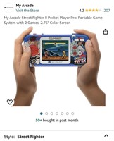 My Arcade Street Fighter II Pocket Player Pro
