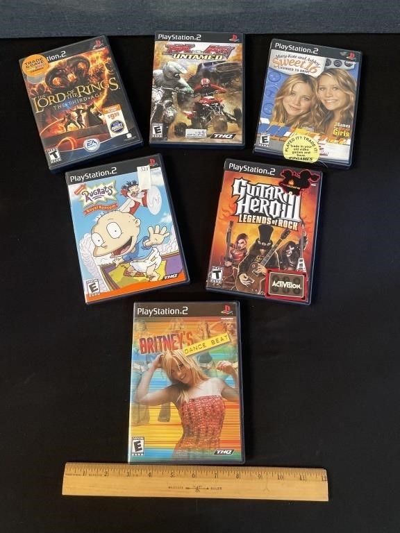 Lot of 6 Playstation 2 Games