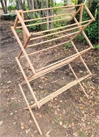 Heavy Duty Wood Collapsible Clothes Drying Rack