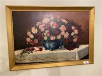 Framed Floral / Art Still Life Painting