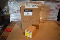 {each} Baldwin Polished Brass Adjustable BackSet