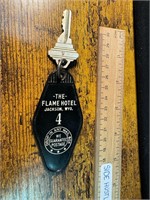 VINTAGE HOTEL KEY "THE FLAME HOTEL"
