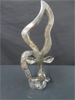 SOAPSTONE FIGURE 19" HEIGHT