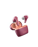 Brookstone True Wireless Earbuds   dark pink