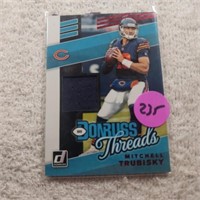 2016 Donruss Threads Game Jersey Mitchell Trubisky