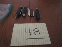 Lot of 6 pocket knives
