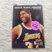 2 USA Basketball Cards David Robinson & Magic