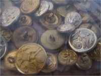 Lot of military buttons