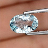 CERT SI 1.4 ct Aquamarine Brazil