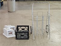 Metal Cart, Crate, Hanger Storage