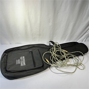 Guitar Carry Bag with Guitar to Amp Cable
