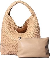 Petit Simone Woven Bag for Women, Vegan Leather