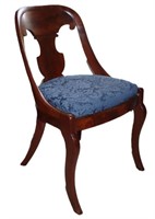 19th century mahogany side chair