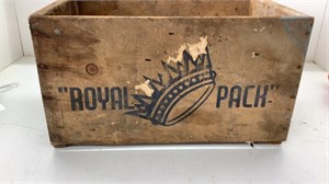 Royal pack wooden crate
