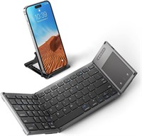 Foldable Bluetooth Keyboard with Touchpad
