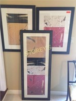 Set of 3 Framed Wall Pictures